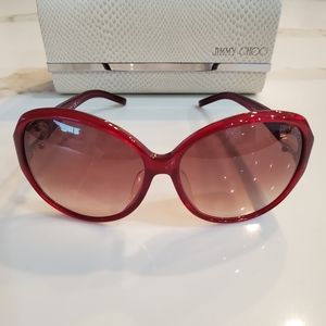 Jimmy Choo Wine Red Sunglasses